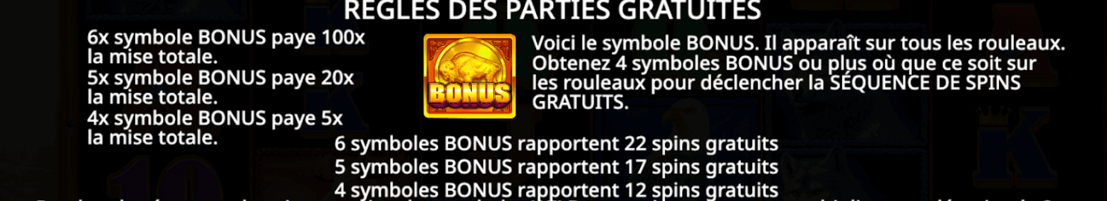 Buffalo King Megaways Bonus