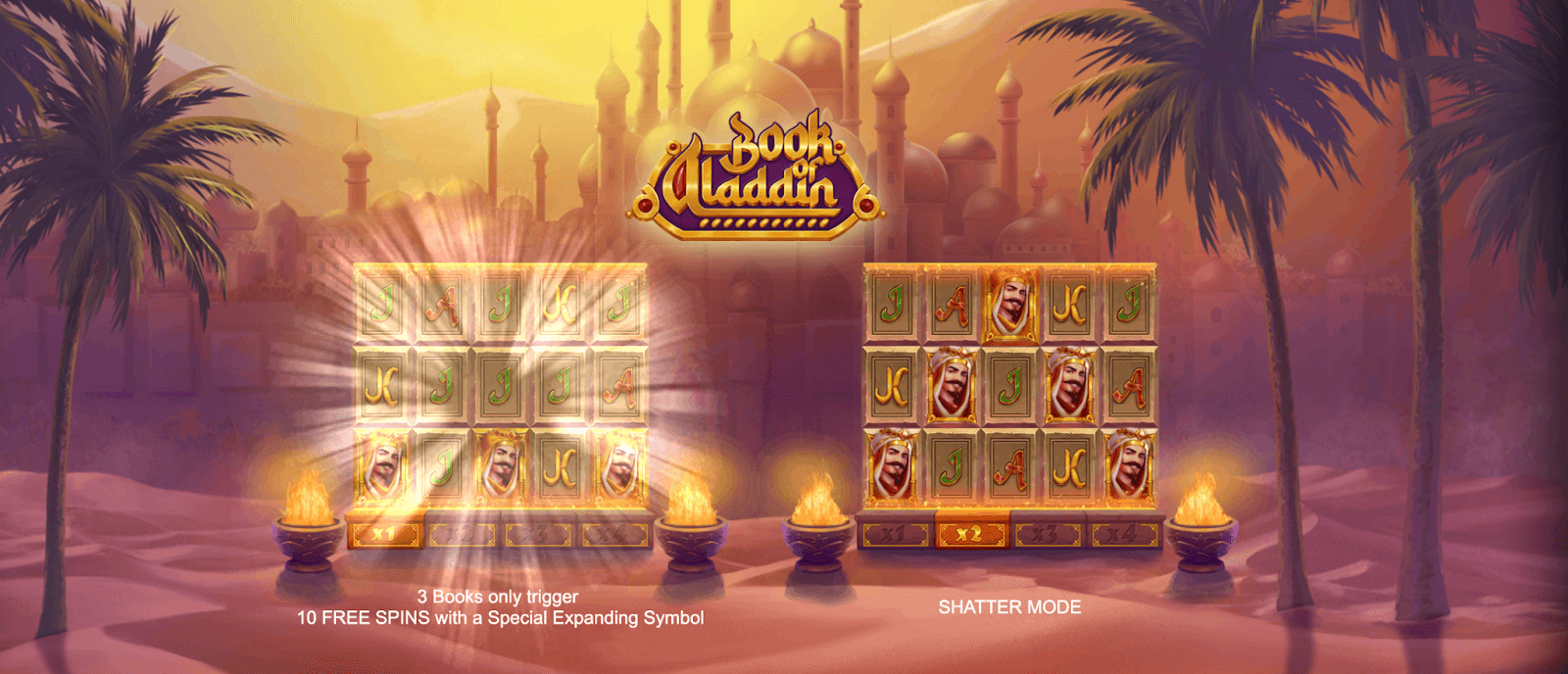 Machine à sous Book of Aladdin