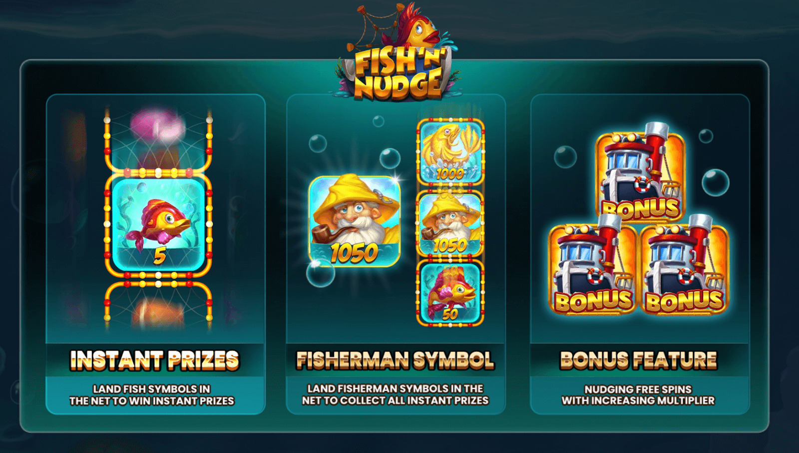 Machine à sous Fish n Nudge