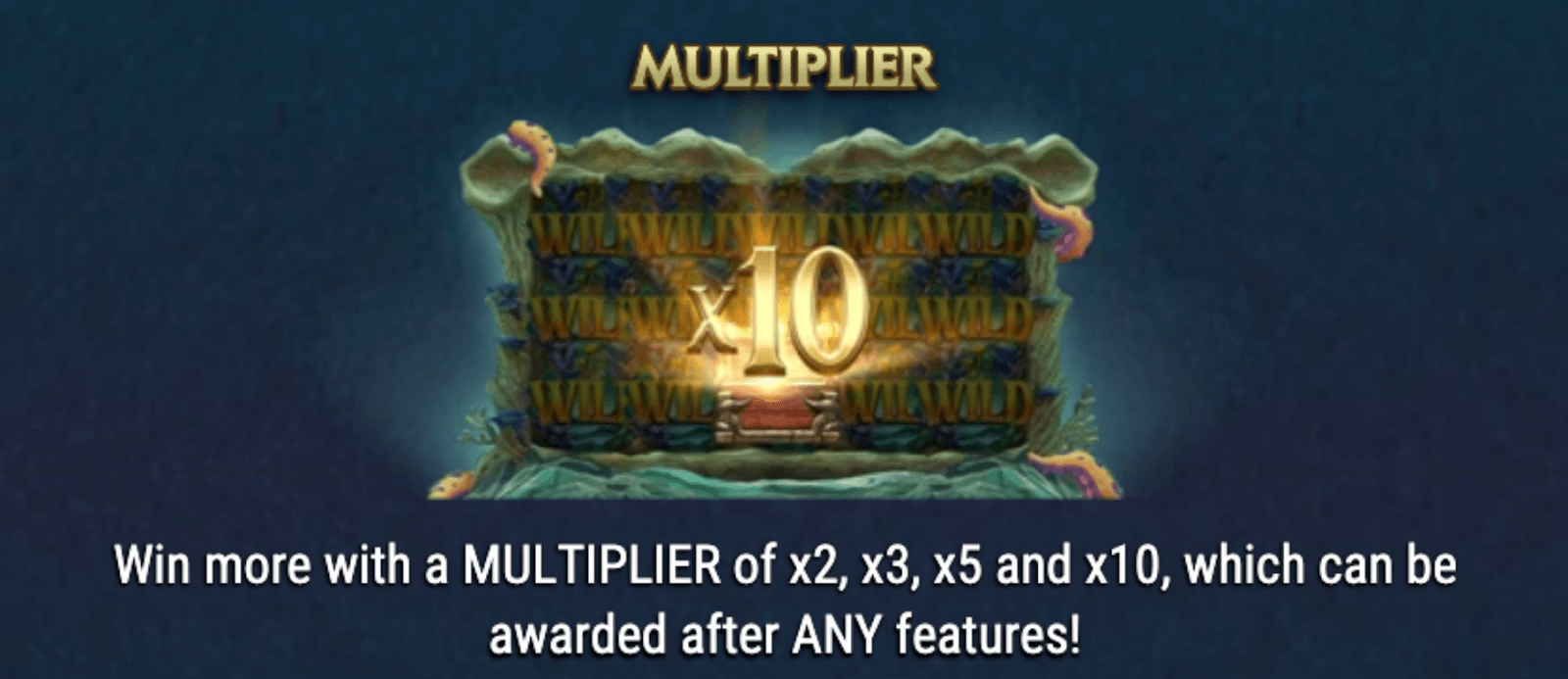 Octopus Treasure Multiplier Wilds
