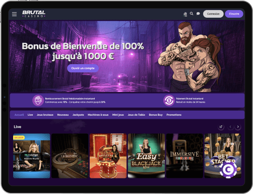 Brutal Casino jeux