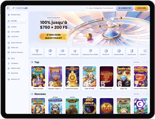 Casinolab jeux
