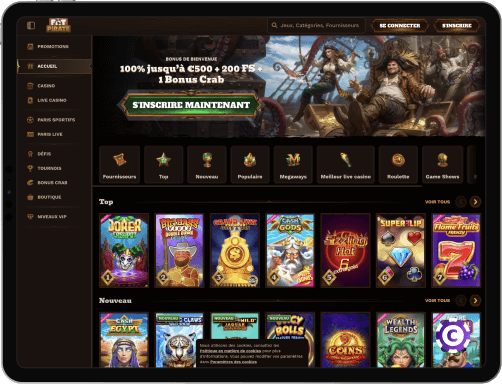 FatPirate Casino jeux