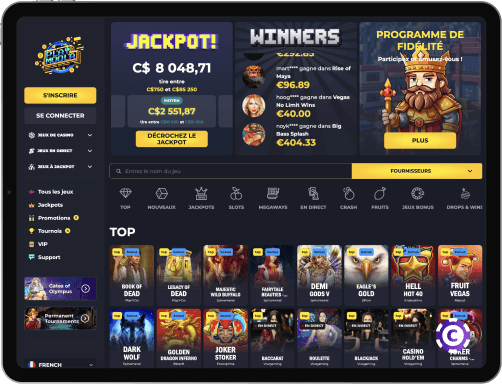 Playmoola Casino jeux