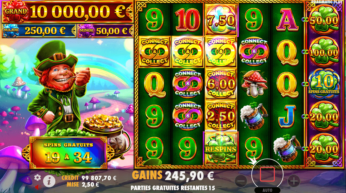 7 Clovers of Fortune Bonus