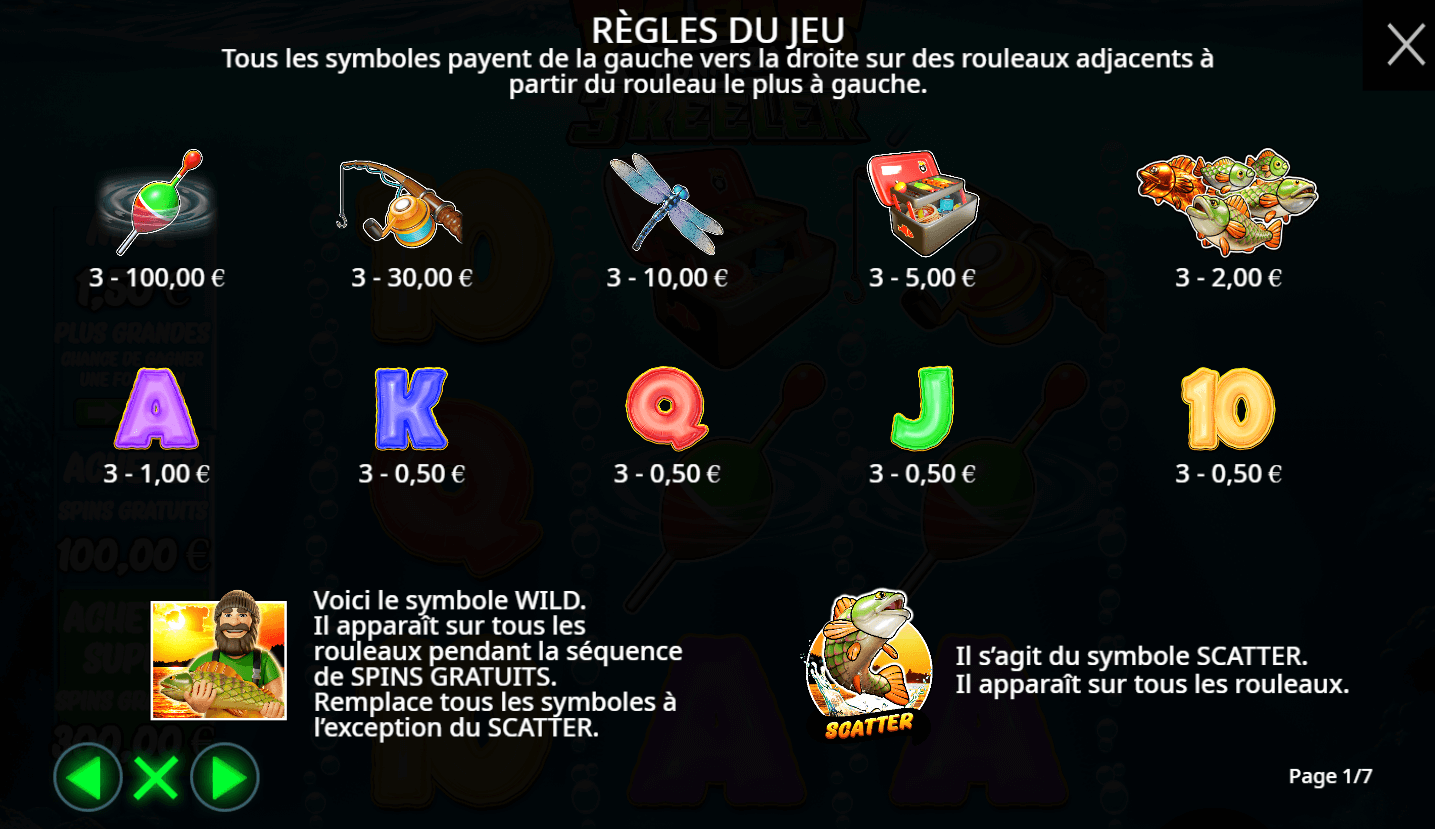 Big Bass Bonanza 3 Reeler Symboles