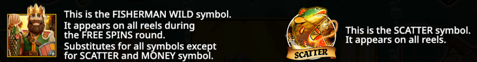 Big Bass Secrets of the Golden Lake Symboles