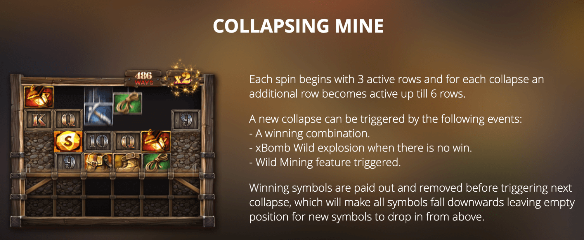 Fire in the Hole Collapsing Mine