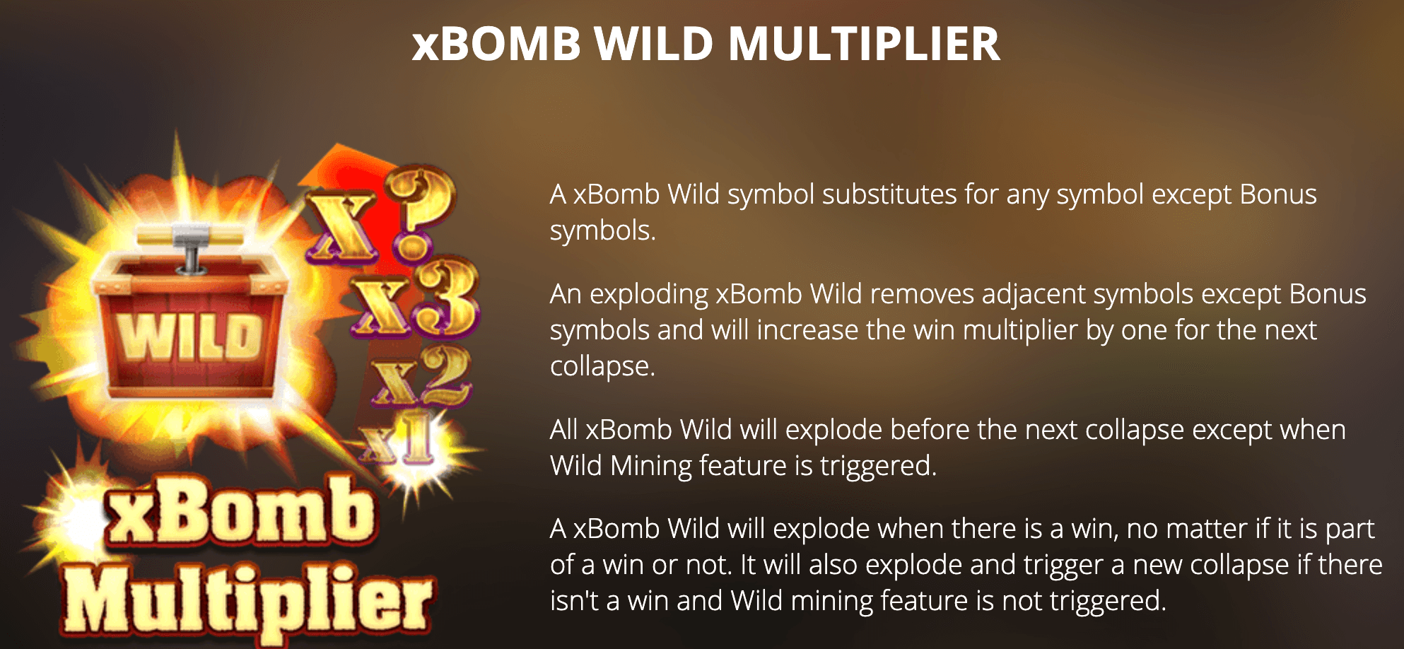Fire in the Hole xBomb Wild Multiplier