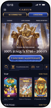 Cazeus Casino mobile
