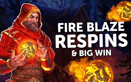 Machine à sous Red Wizard Fire Blaze