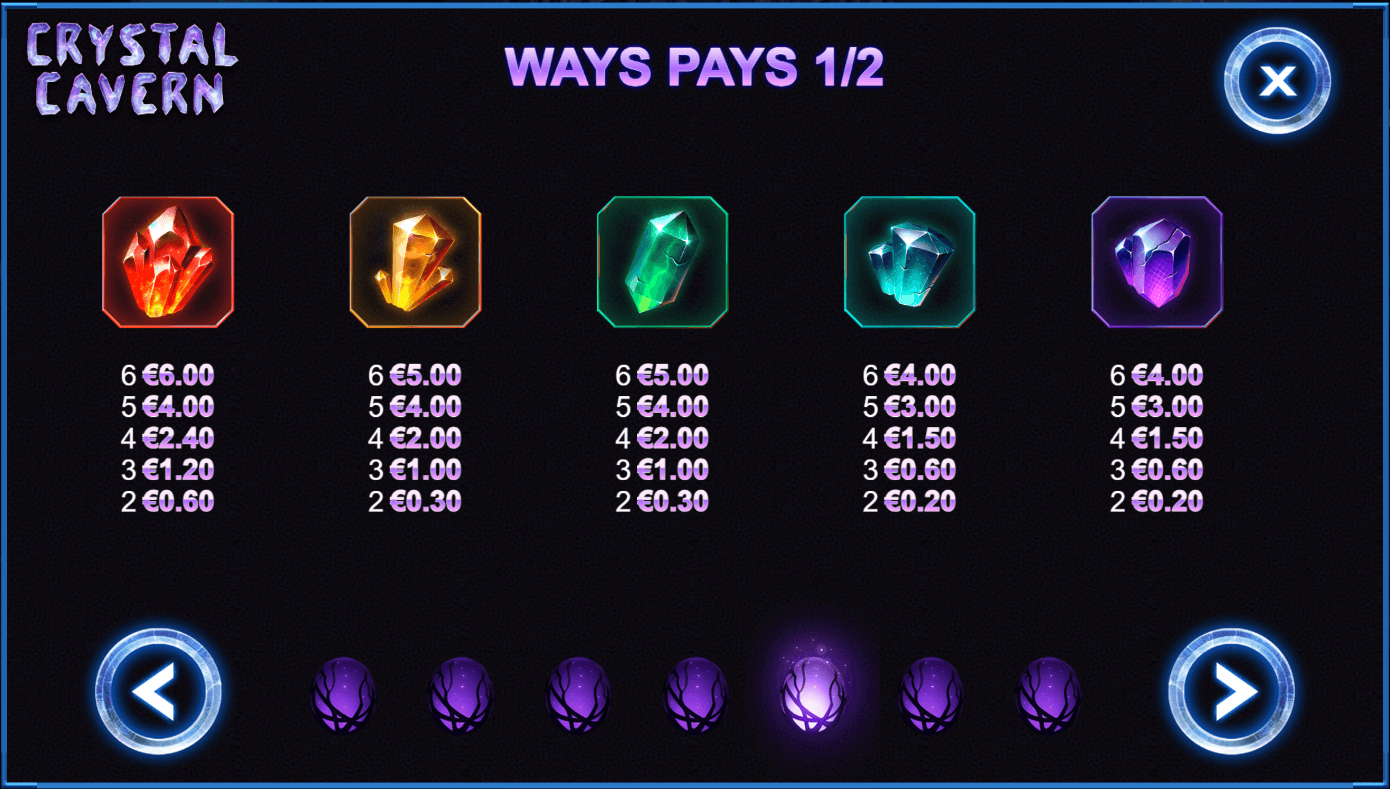 Crystal Cavern Symboles Crystal Cavern Symboles