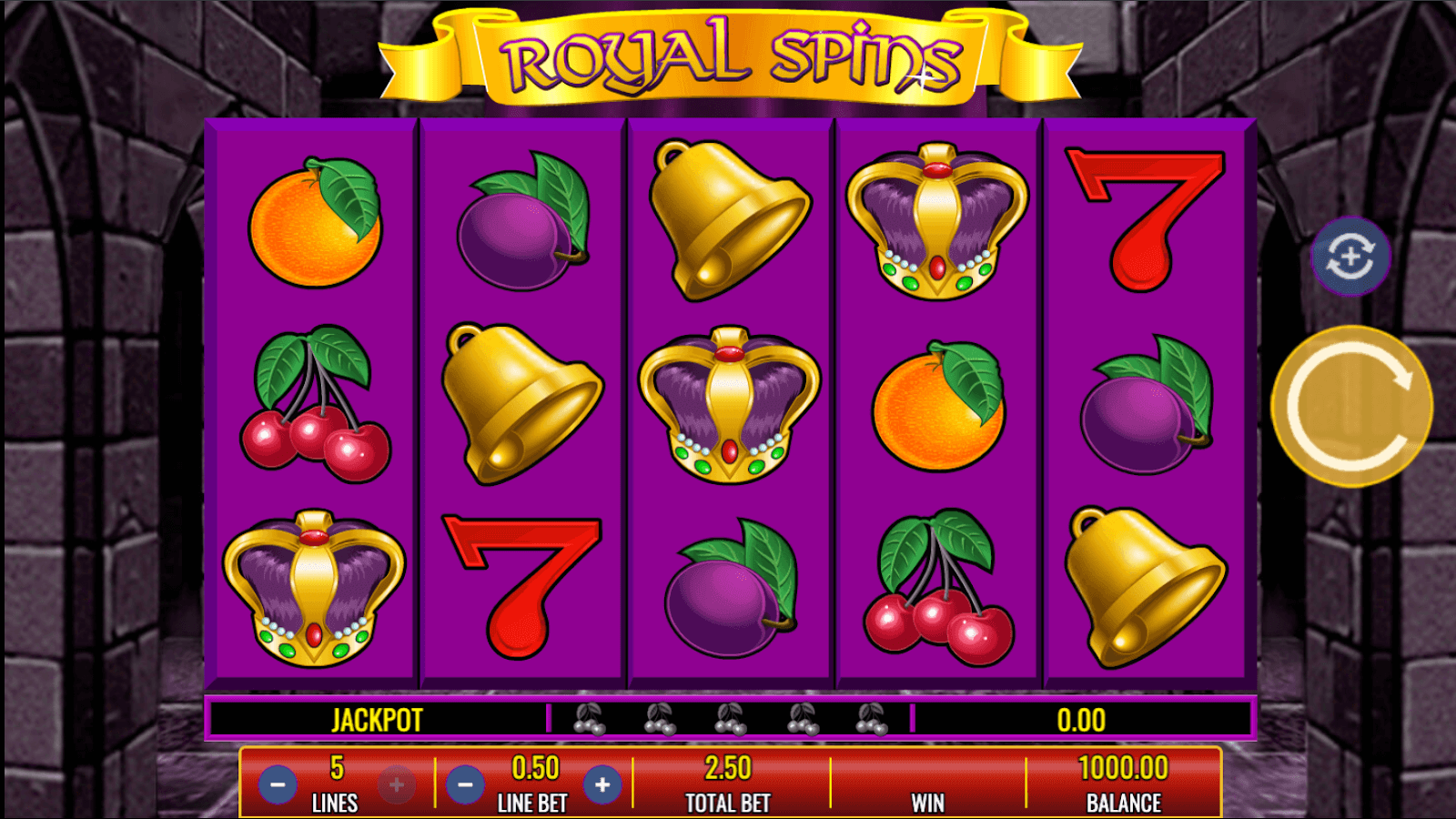 Machine à sous Royal Spins Machine à sous Royal Spins