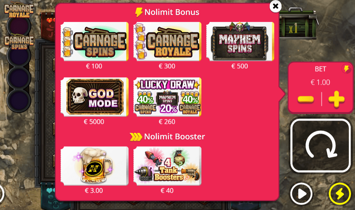 Tanked Bonus Tanked Bonus