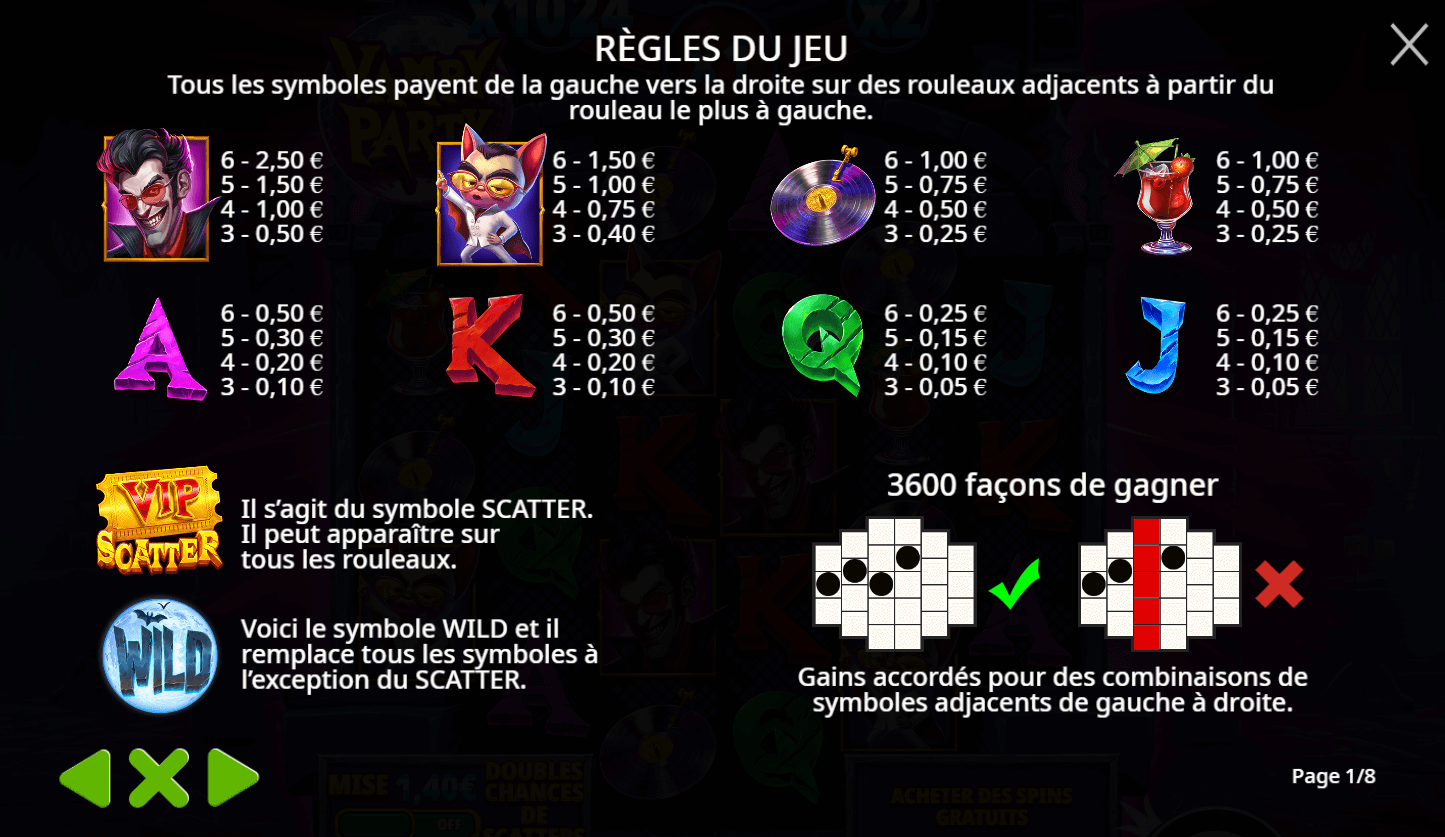 Vampy Party Symboles