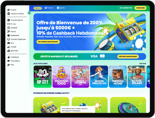 Samba Slots Casino jeux