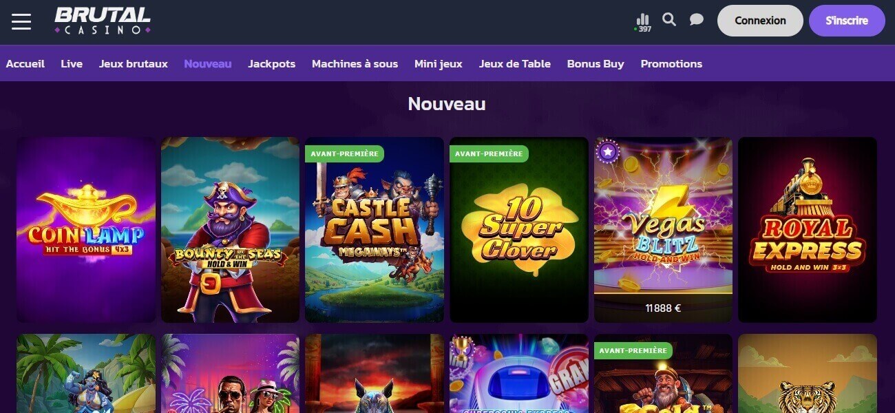 Brutal Casino en ligne
