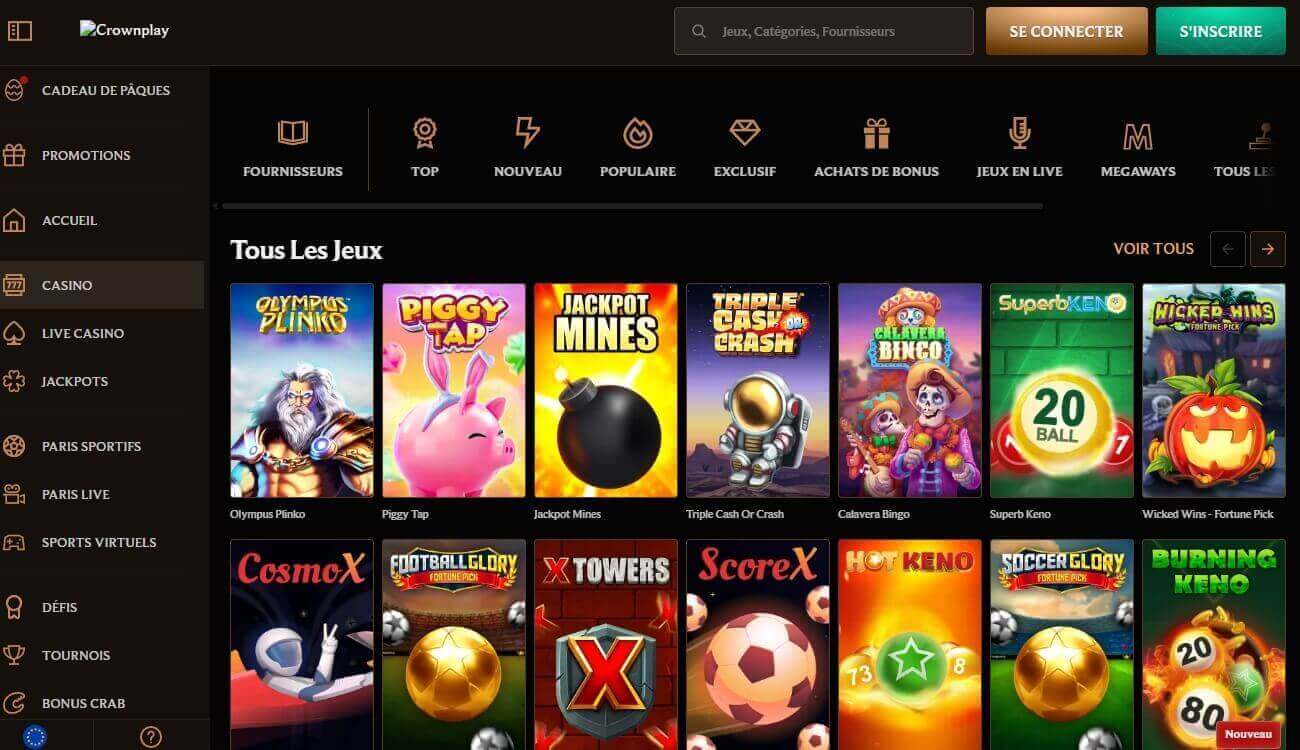 CrownPlay Casino en ligne