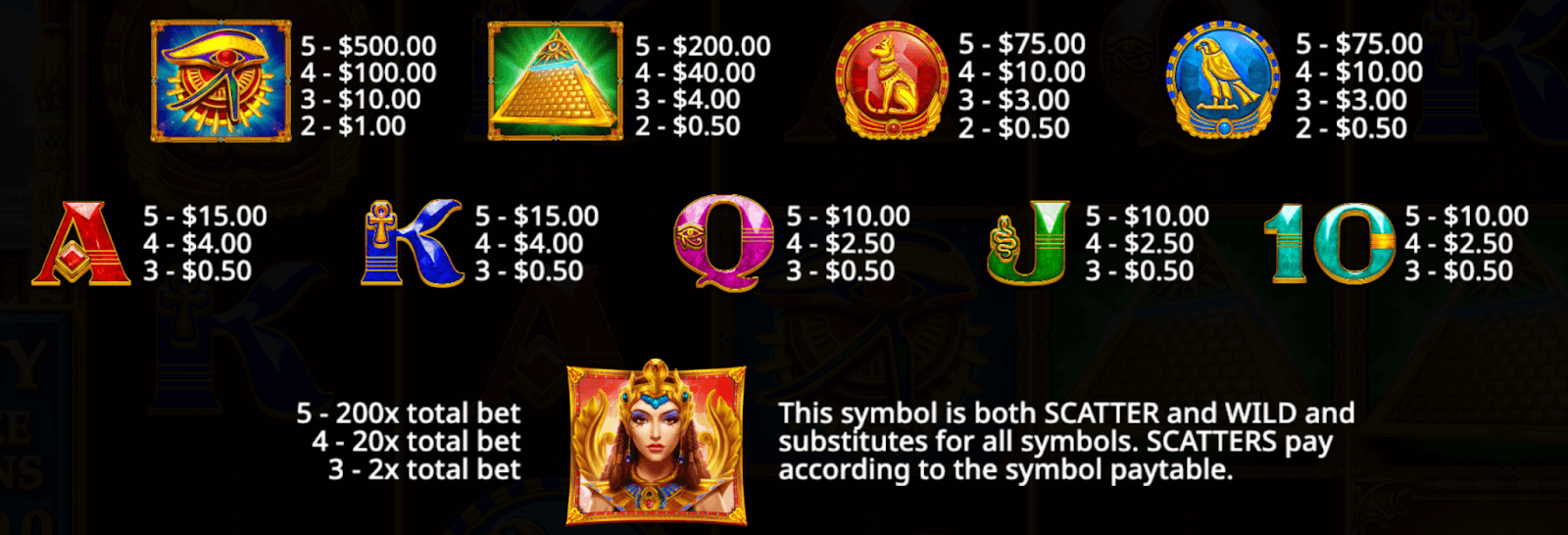 Mysterious Egypt Symboles