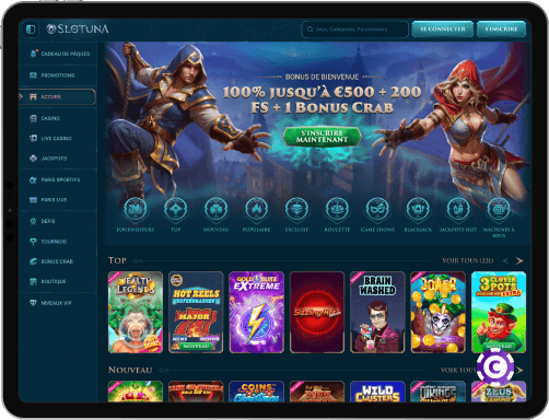 Slotuna Casino jeux