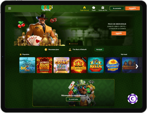 Spin Million Casino Jeux