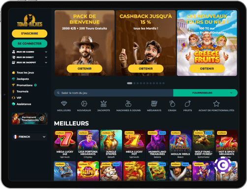 Tomb Riches Casino jeux