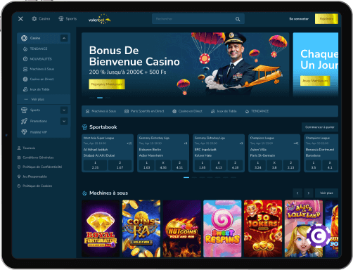 Volerbet Casino jeux