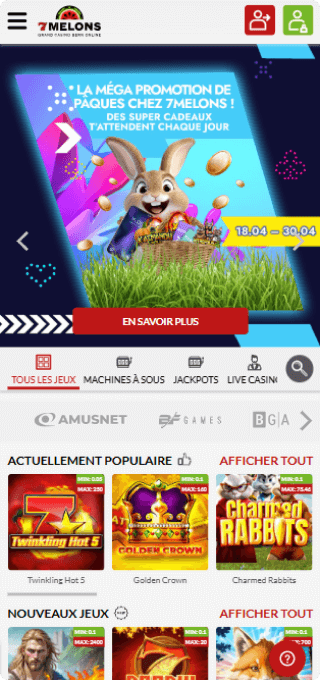 7melons Casino mobile