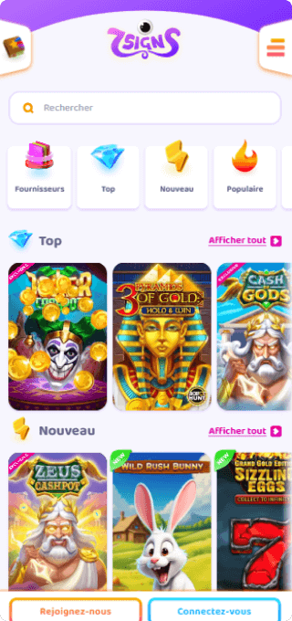 7signs Casino mobile