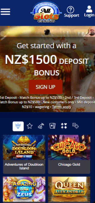All Slots Casino mobile