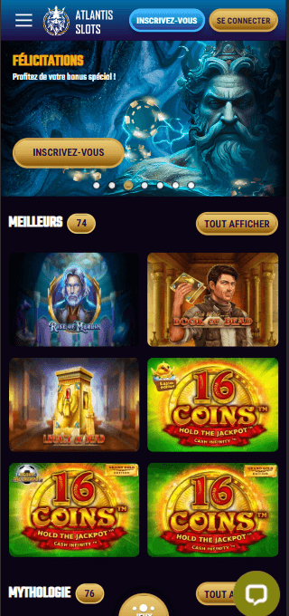 Atlantis Slots Casino mobile