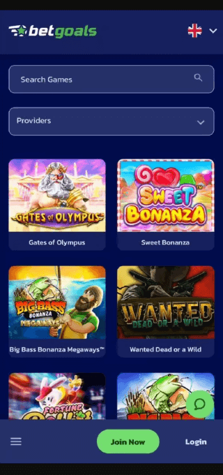 BetGoals Casino mobile