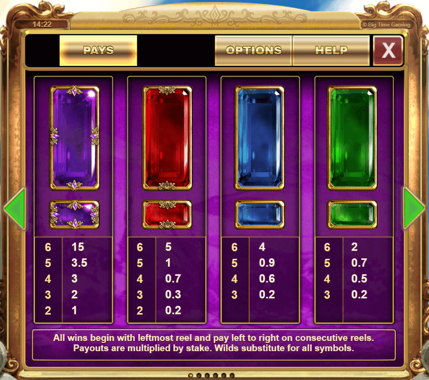 Holy Diver Megaways Symboles