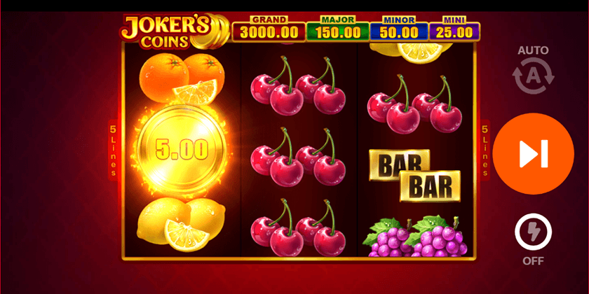 Jokers Coins Hold and Win