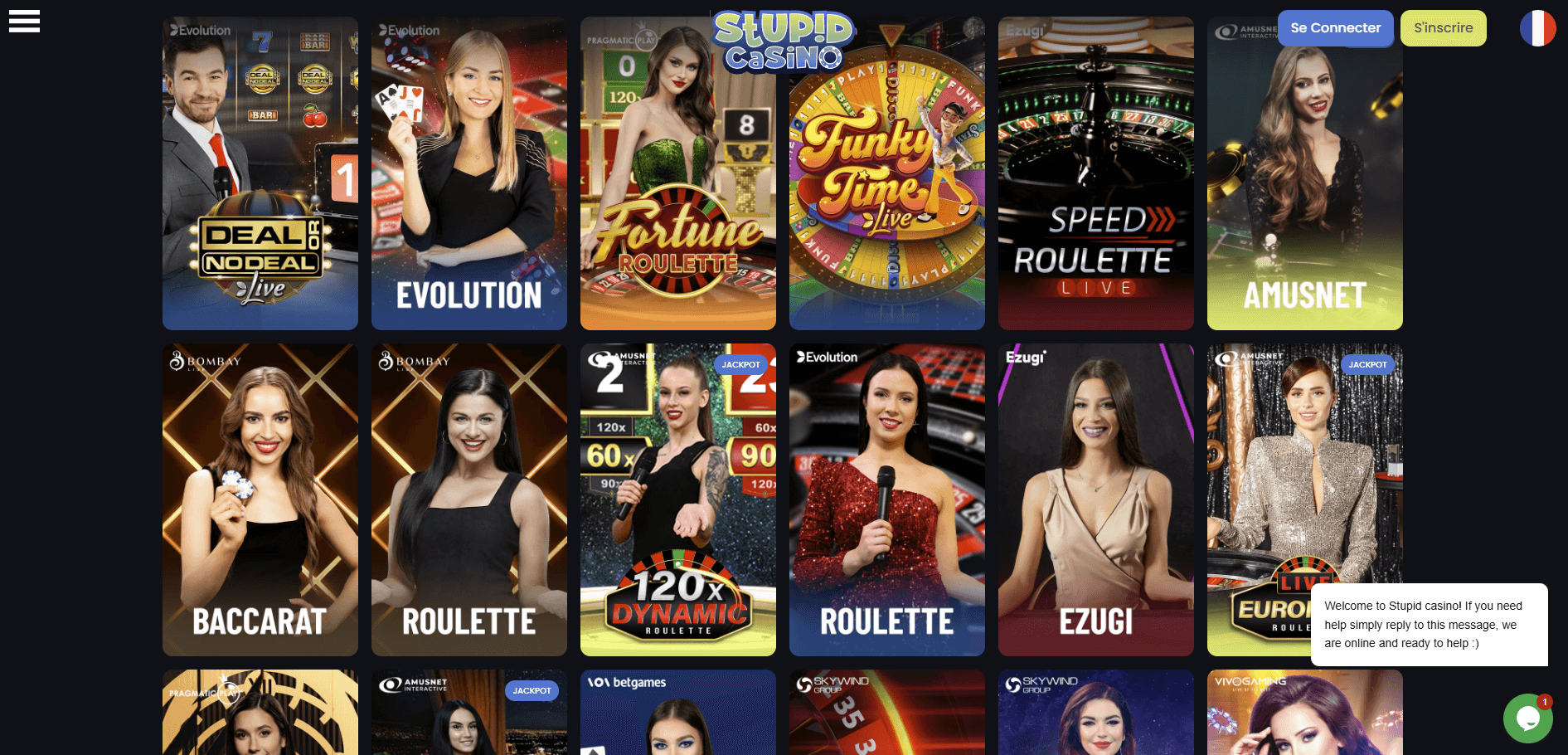 Stupid Casino en direct