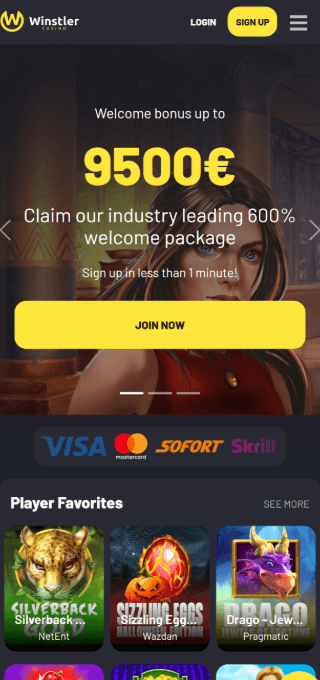 Winstler Casino mobile