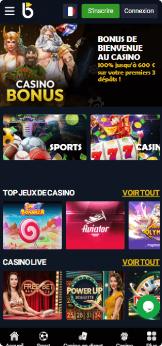 Betlive Casino mobile