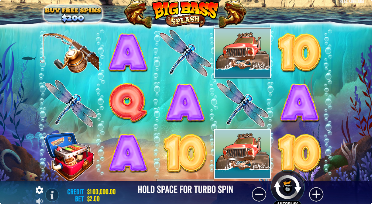 Big Bass Splash Machine à Sous