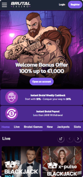 Brutal Casino mobile
