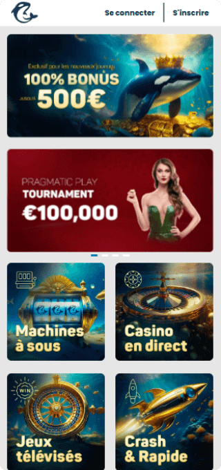 Casino Orca mobile
