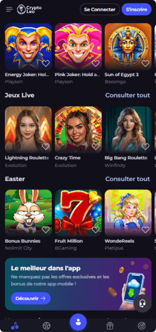 Cryptoleo Casino mobile