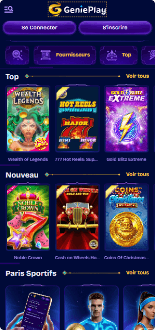 Genieplay Casino mobile