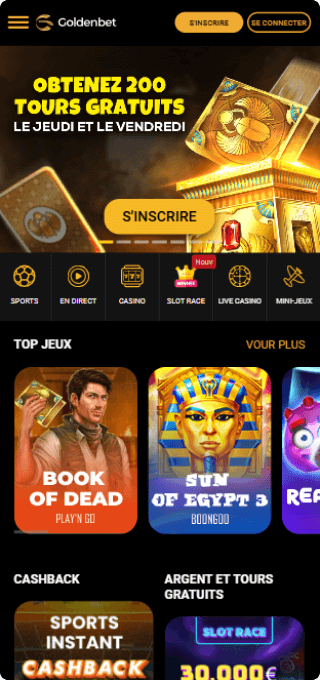 Goldenbet Casino mobile