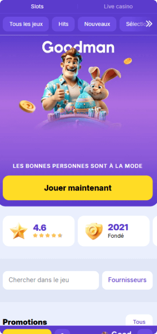 Goodman Casino mobile