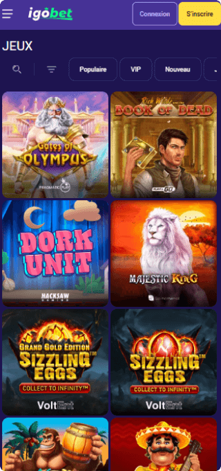 Igobet Casino mobile