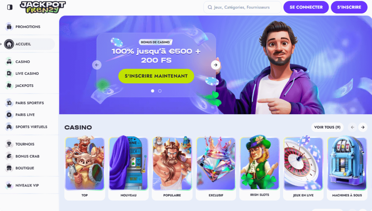 Jackpot Frenzy Casino