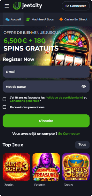 Jeetcity Casino mobile