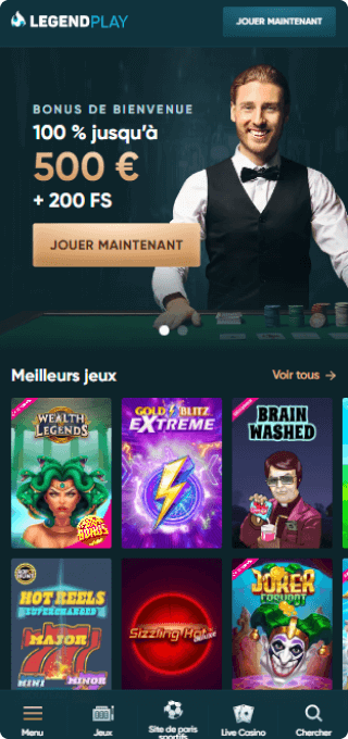 Legend Play Casino mobile