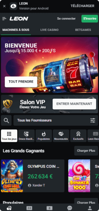Leon Casino mobile