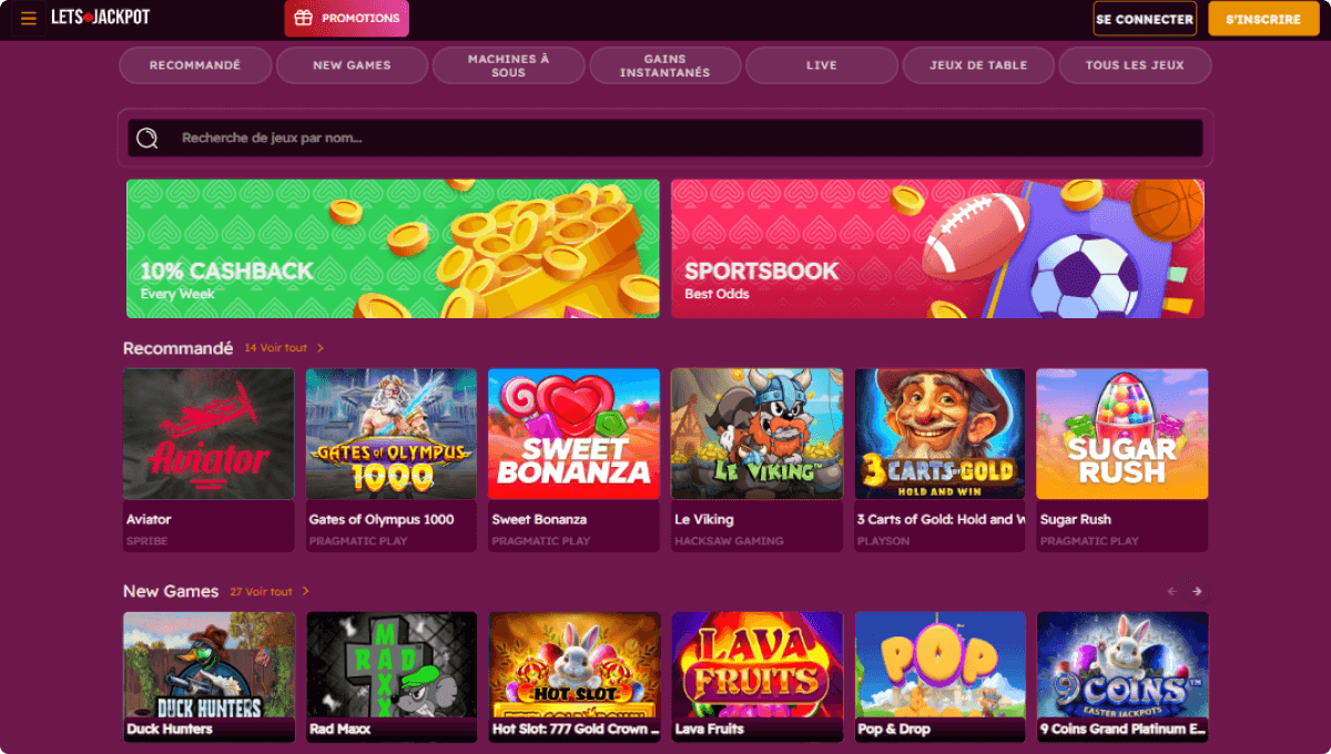 LetsJackpot Casino
